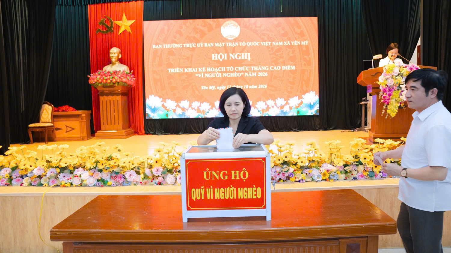XÃ YÊN MỸ PHÁT ĐỘNG THÁNG CAO ĐIỂM “VÌ NGƯỜI NGHÈO” NĂM 2026, VẬN ĐỘNG ỦNG HỘ TRÊN 380 TRIỆU ĐỒNG.