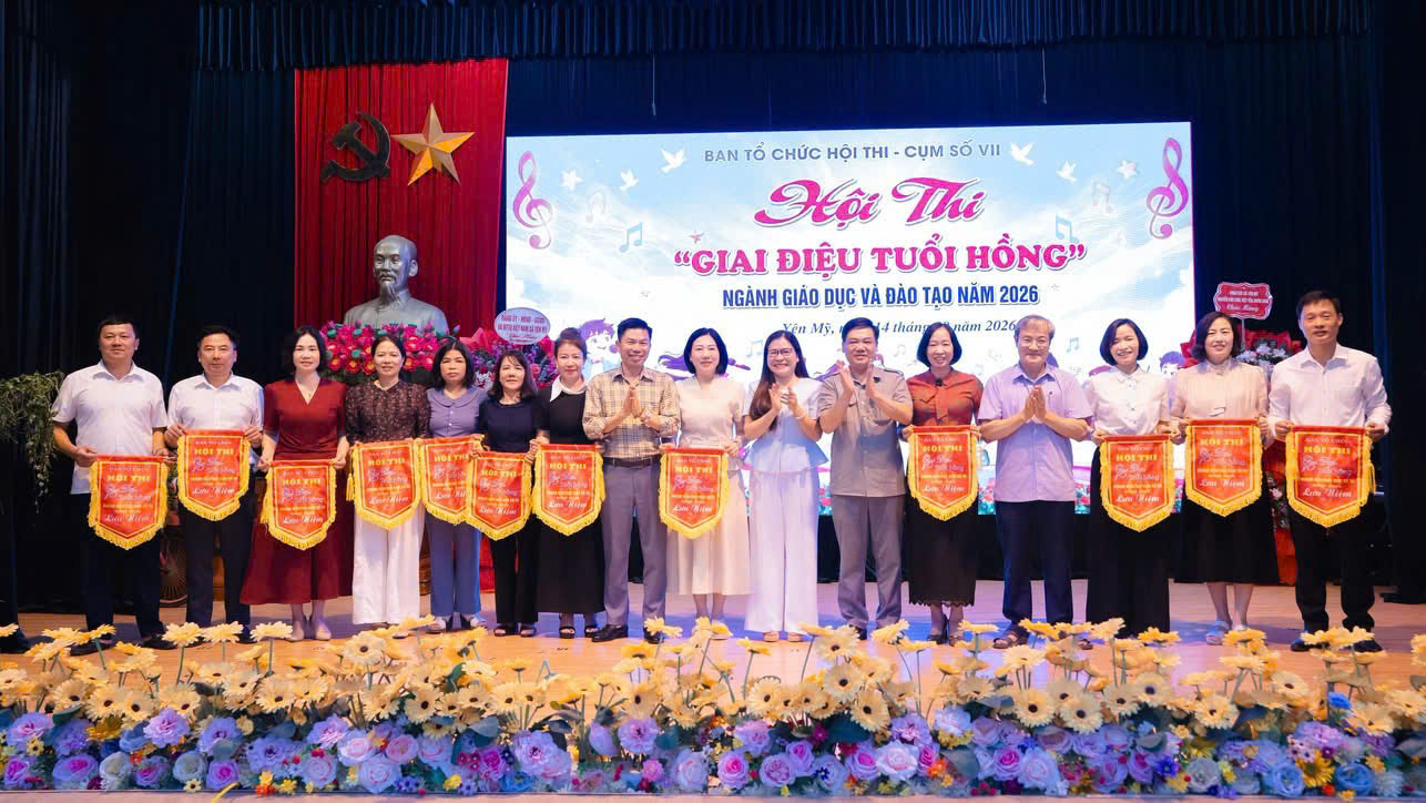 HỘI THI "GIAI ĐIỆU TUỔI HỒNG” NGÀNH GIÁO DỤC NĂM 2026 CỤM SỐ VII.