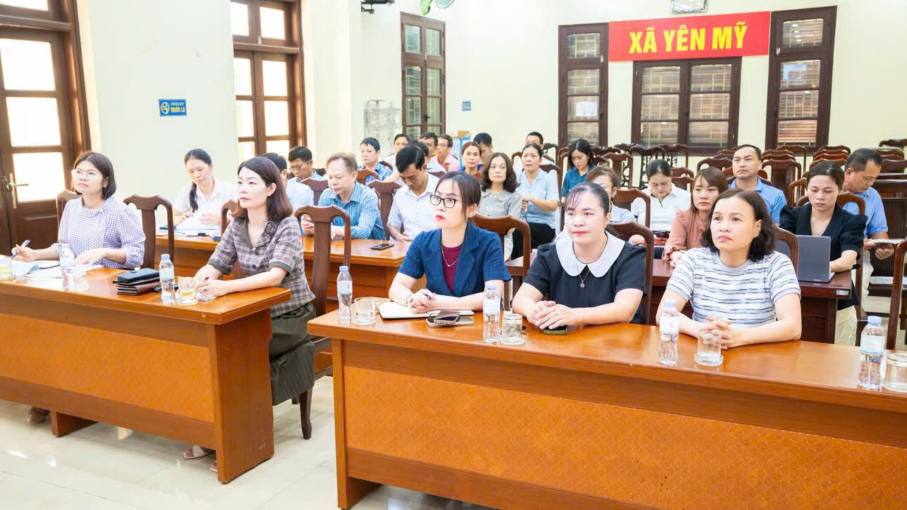 XÃ YÊN MỸ THAM DỰ HỘI NGHỊ TRỰC TUYẾN BÁO CÁO VIÊN TRUNG ƯƠNG THÁNG 10 NĂM 2026. 