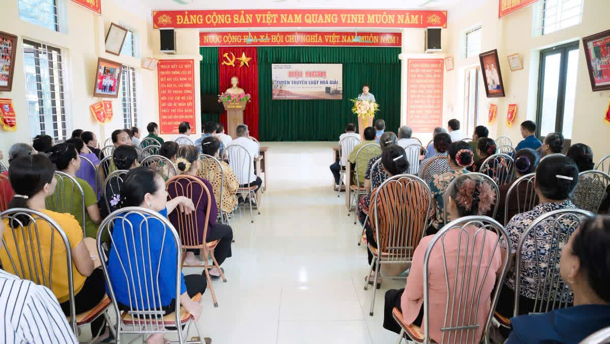 HỘI NGHỊ TUYÊN TRUYỀN LUẬT HÒA GIẢI Ở CƠ SỞ